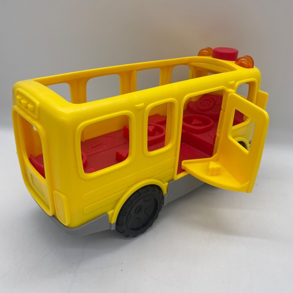 Fisher Price Little People Sit With Me School Bus Lights & Sounds TESTED WORKS - Picture 4 of 9